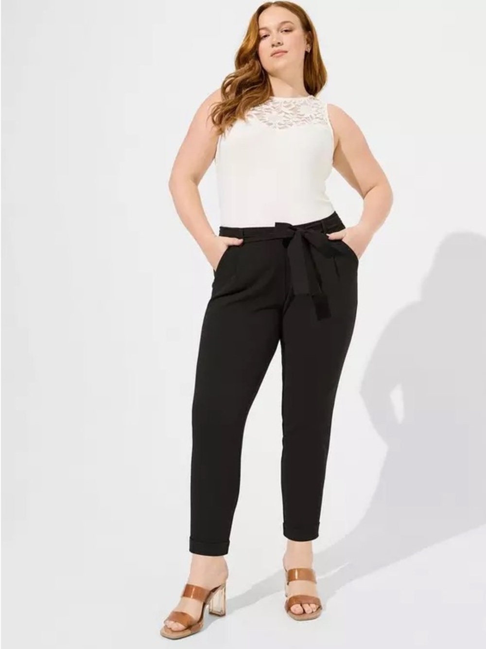 Torrid Pull-On High-Rise Crepe Pant